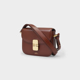 Sac Grace Mini - A.P.C. - Cuir - Noisette