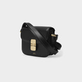 Sac Grace Mini - A.P.C. - Cuir - Noir