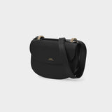 Sac Hobo Geneve Mini - A.P.C. - Cuir - Noir