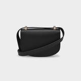 Sac Hobo Geneve Mini - A.P.C. - Cuir - Noir