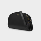 Pochette Demi-Lune - A.P.C. - Cuir - Noir