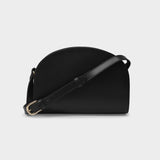Pochette Demi-Lune - A.P.C. - Cuir - Noir