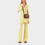 Sac Demi-Lune - A.P.C. - Cuir - Noisette