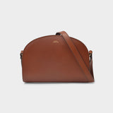 Sac Demi-Lune - A.P.C. - Cuir - Noisette