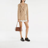 Sac Ninon Shoulder Mini - A.P.C. - Synthétique - Noisette