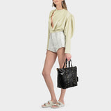 Sac Zippy Pm en Cuir Craquelé Noir