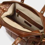 Sac Zippy Pm en Cuir Craquelé Marron