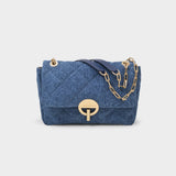 Sac Hobo Moon Mm - Vanessa Bruno - Cuir - Indigo