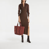 Cabas L - Vanessa Bruno - Coton - Bois De Rose