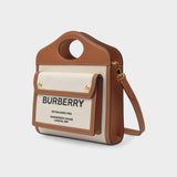 Sac À Main - Burberry - Coton - Beige