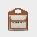 Sac À Main - Burberry - Coton - Beige