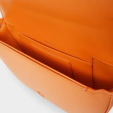 Sac Olympia Small en Cuir Orange