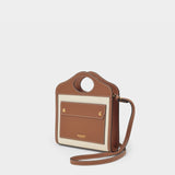 Sac À Main Ls Micro Pocket Ll6 - Burberry - Coton - Multi