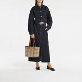 Tote bag SM London - Burberry - Coton - Marron