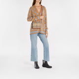 Sac Hobo LS Hampshire - Burberry - Cuir - Beige