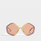 Lunettes de Soleil en Bio Injection Rose