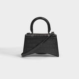 Sac À Main Hourglass Xs - Balenciaga - Cuir - Noir