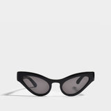 Lunettes de Soleil en Acétate Noir