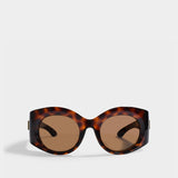 Lunettes de Soleil en Acétate Marron