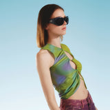 Lunettes de Soleil en Acétate Noir