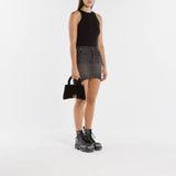 Sac À Main Hourglass S - Balenciaga - Synthétique - Noir