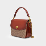 Sac À Bandoulière Cassie 19 - Coach - Toile - Tan Rust