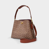 Sac Willow en Toile Marron