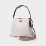 Sac Hobo Willow Bucket - Coach - Cuir - Beige