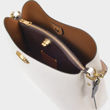 Sac Hobo Willow Bucket - Coach - Cuir - Beige
