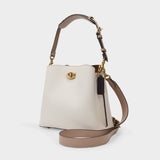 Sac Willow - Coach - Cuir - Beige