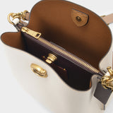 Sac Willow - Coach - Cuir - Beige