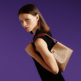 Sac Hobo Willow Bucket - Coach - Toile - Tan Rust