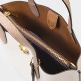 Tote Bag Willow Tote 24 - Coach - Cuir - Blanc