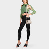 Sac Bandit Shoulder - Coach - Cuir Nappa - Ivoire