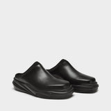 Mules Mono en Cuir Noir