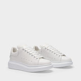 Sneakers Oversized - Alexander Mcqueen - Cuir - Blanc
