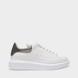 Sneakers Oversized - Alexander Mcqueen - Cuir - Blanc/Gris