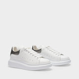 Sneakers Oversized - Alexander Mcqueen - Cuir - Blanc/Gris