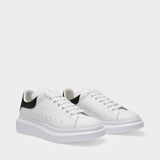 Sneakers Oversized - Alexander Mcqueen - Cuir - Blanc/Noir