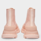 Bottines Tread Slick High en Cuir Rose