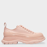 Baskets Tread Slick Low en Cuir Rose