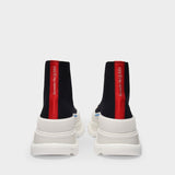 Sneakers Tread Slick en Toile Noire