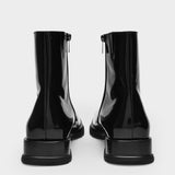 Bottines en Cuir Noir