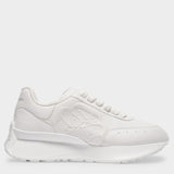 Sneakers Oversized - Alexander Mcqueen - Cuir - Blanc