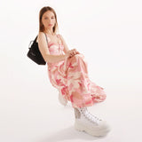 Baskets Tread Slick Low en Toile Blanche