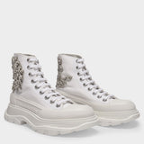 Baskets Tread Slick Low en Toile Blanche