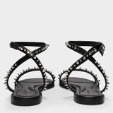 Sandales en Cuir Noir