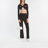 Baskets New Court en Cuir Blanc & Noir