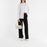 Bottines Tread Slick - Alexander Mcqueen - Cuir - Blanc/Bleu