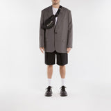 Sneakers Tread Slick - Alexander Mcqueen - Toile - Noir/Argenté